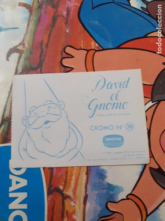 Coleccionismo cromos antiguos: DAVID EL GNOMO de Danone N 36 - Foto 2
