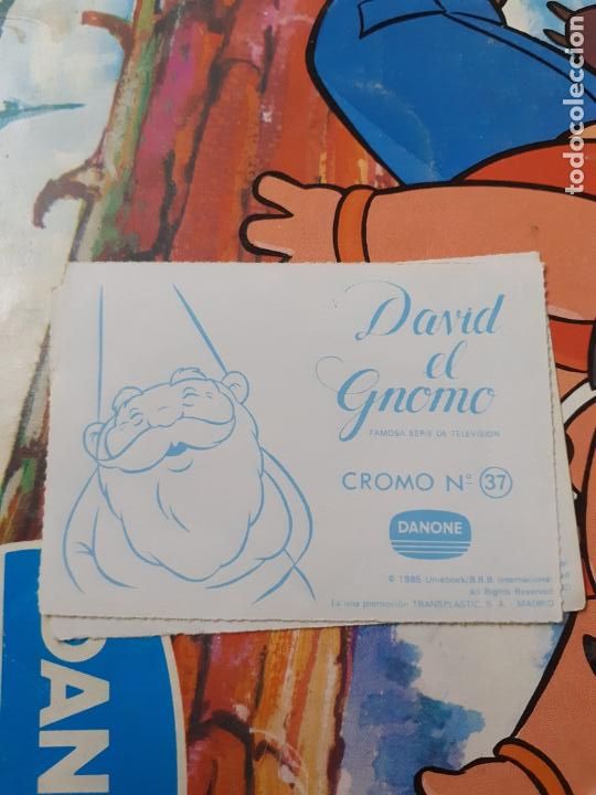 Coleccionismo cromos antiguos: DAVID EL GNOMO de Danone N 37 - Foto 2