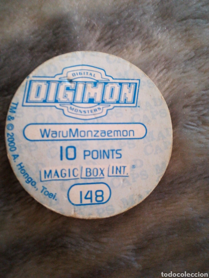 Coleccionismo cromos antiguos: Tazo N&deg; 148 Digimon 2000 digital monsters magic box int - Foto 2