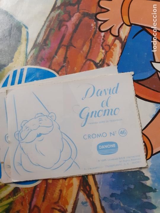 Coleccionismo cromos antiguos: DAVID EL GNOMO de Danone N 46 - Foto 2