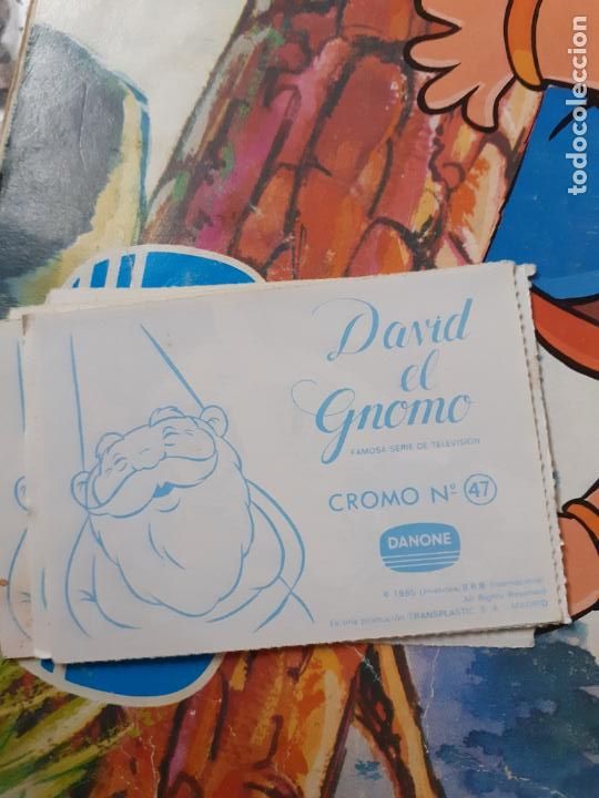 Coleccionismo cromos antiguos: DAVID EL GNOMO de Danone N 47 - Foto 2