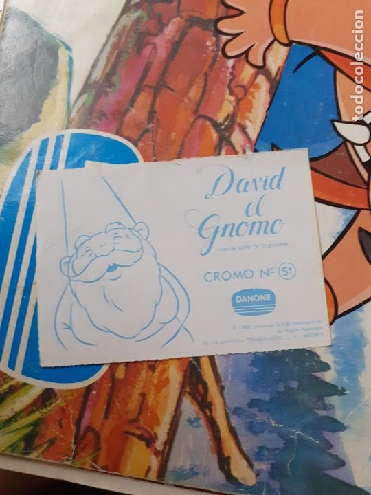 Coleccionismo cromos antiguos: DAVID EL GNOMO de Danone N 51 - Foto 2