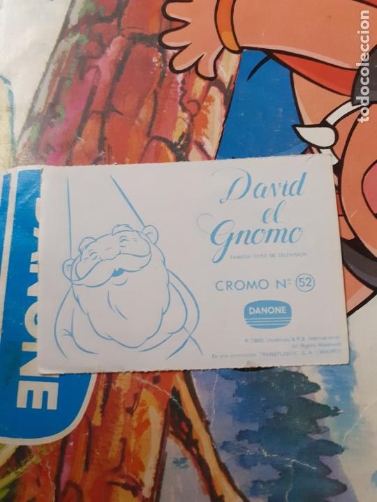 Coleccionismo cromos antiguos: DAVID EL GNOMO de Danone N 52 - Foto 2