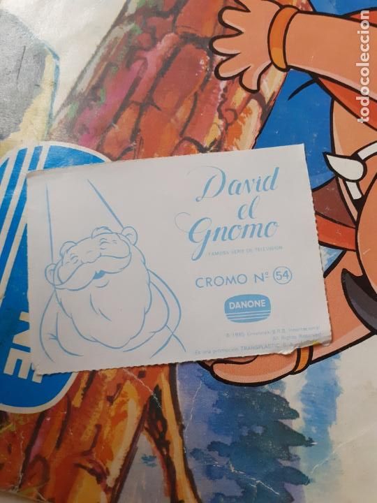 Coleccionismo cromos antiguos: DAVID EL GNOMO de Danone N 54 - Foto 2