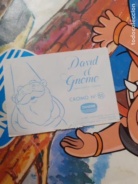 Coleccionismo cromos antiguos: DAVID EL GNOMO de Danone N 55 - Foto 2