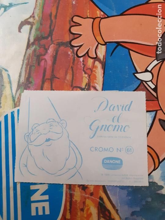 Coleccionismo cromos antiguos: DAVID EL GNOMO de Danone N 61 - Foto 2