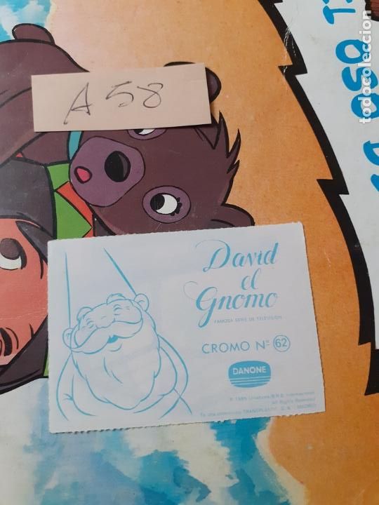 Coleccionismo cromos antiguos: DAVID EL GNOMO de Danone N 62 - Foto 2
