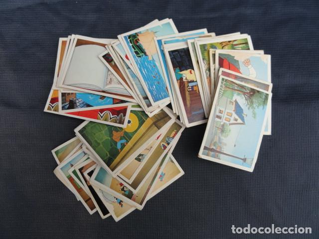 Colecionismo Cromos antigos: 51 CROMOS ALBUM MAGICA AVENTURA. RUIZ ROMERO 1970.