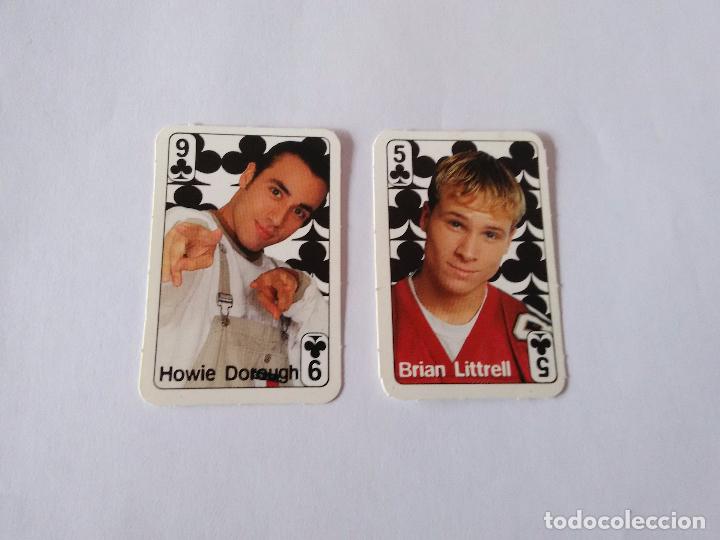 Coleccionismo Cromos antiguos: HOWIE DOROUGH Y BRIAN LITTRELL (BSB BACK STREET BOYS) - LOTE 2 MINI CARTAS REVISTA SUPER POP A&Ntilde;OS 90