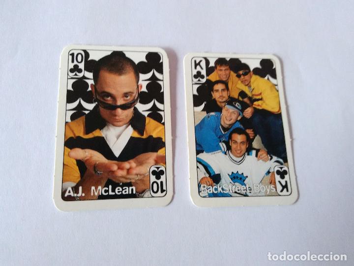 Coleccionismo Cromos antiguos: AJ A.J. MCLEAN 10, BSB BACK STREET BOYS K TR&Eacute;BOL NEGRO: LOTE 2 MINI CARTAS REVISTA SUPER POP A&Ntilde;OS 90