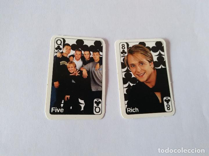 Coleccionismo Cromos antiguos: FIVE Q TR&Eacute;BOL NEGRO Y RICH 8 TR&Eacute;BOL NEGRO - LOTE 2 MINI CARTAS REVISTA SUPER POP A&Ntilde;OS 90