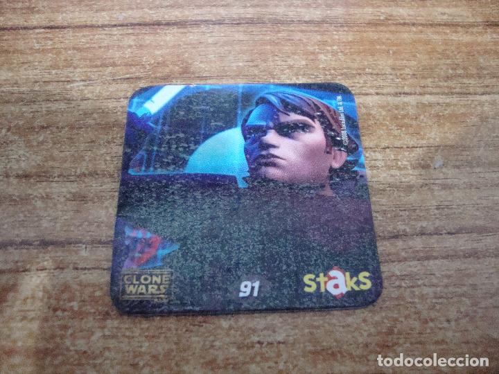 Coleccionismo cromos antiguos: CROMO IMAN CLONE WARS STAKS N&ordm; 91 - Foto 1