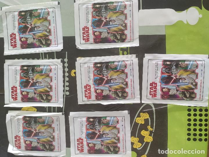 Coleccionismo cromos antiguos: 7 Sobres de STAR WARS (Carrefour) - Foto 1