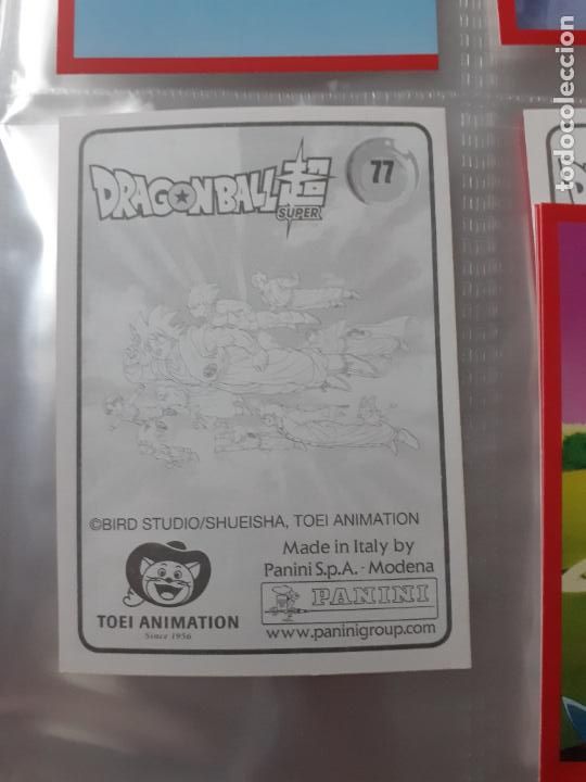 Coleccionismo cromos antiguos: dragon ball super 2 panini n 77 - Foto 2