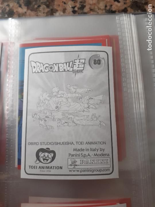 Coleccionismo cromos antiguos: dragon ball super 2 panini n 80 - Foto 2