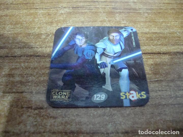 Coleccionismo cromos antiguos: CROMO IMAN CLONE WARS STAKS N&ordm; 129 - Foto 1