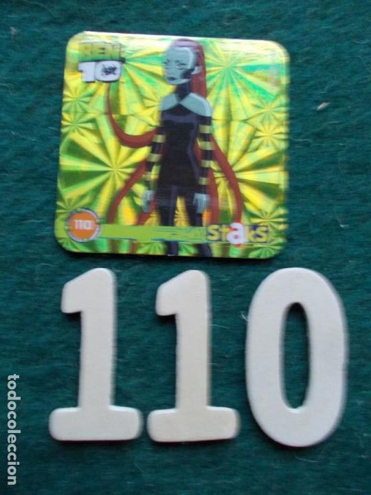 Coleccionismo cromos antiguos: Cromo magnetico Ben 10 n&ordm; 110 - Foto 1