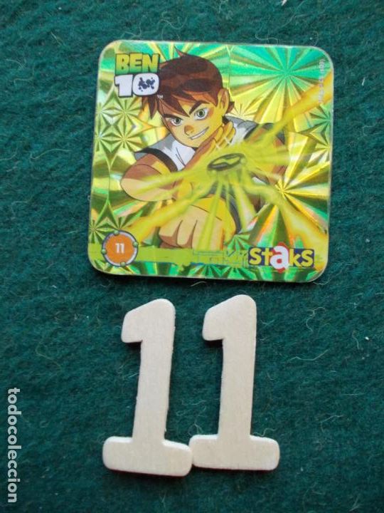 Coleccionismo cromos antiguos: Cromo magnetico Ben 10 n&ordm; 11 - Foto 1