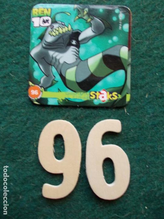 Coleccionismo cromos antiguos: Cromo magnetico Ben 10 n&ordm; 96 - Foto 1