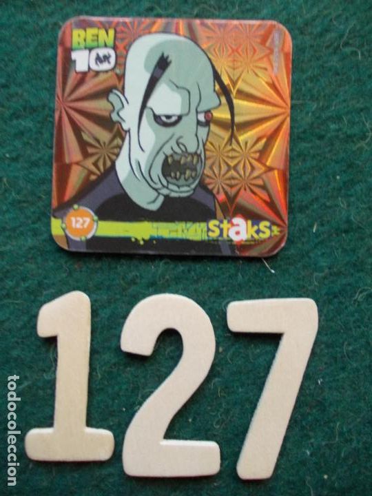 Coleccionismo cromos antiguos: Cromo magnetico Ben 10 n&ordm; 127 - Foto 1