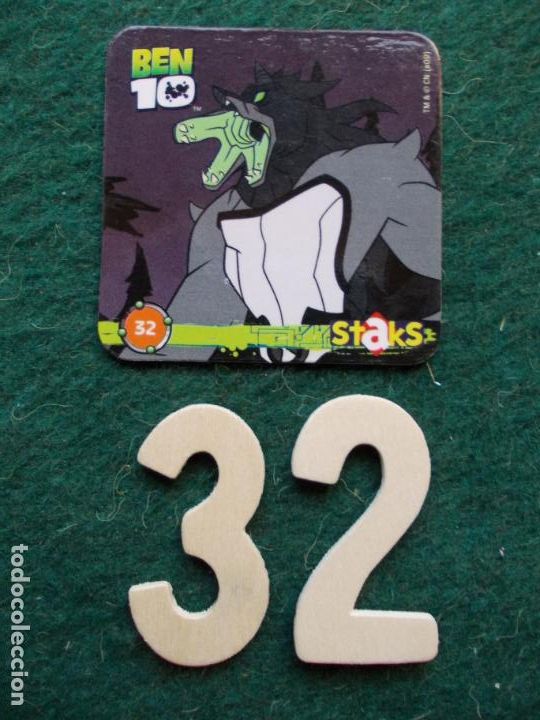Coleccionismo cromos antiguos: Cromo magnetico Ben 10 n&ordm; 32 - Foto 1