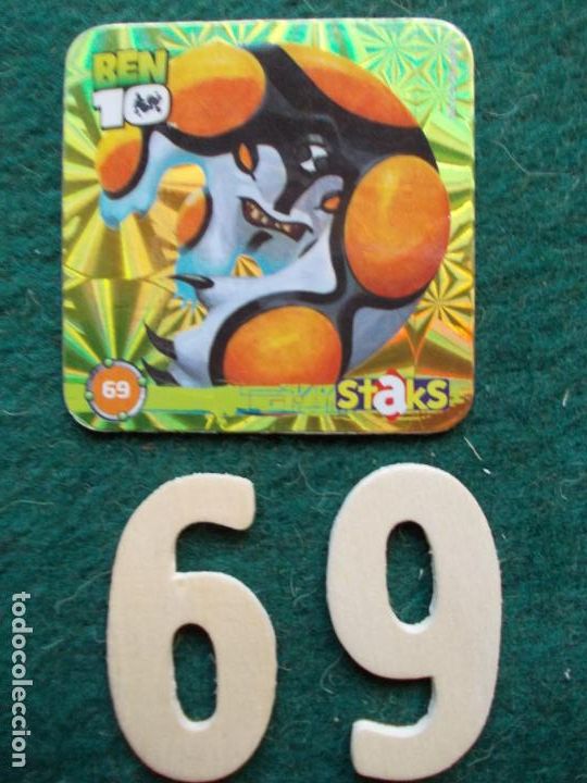 Coleccionismo cromos antiguos: Cromo magnetico Ben 10 n&ordm; 69 - Foto 1