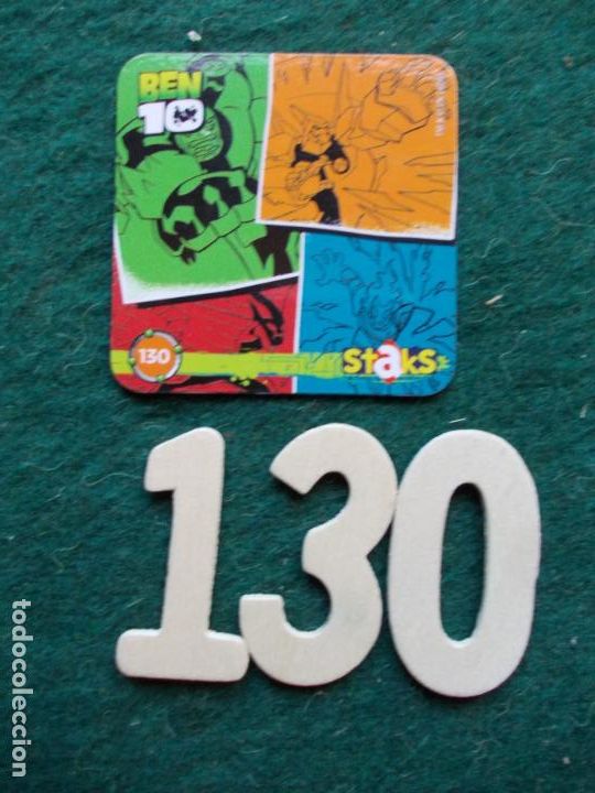 Coleccionismo cromos antiguos: Cromo magnetico Ben 10 n&ordm; 130 - Foto 1