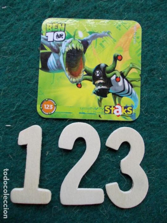 Coleccionismo cromos antiguos: Cromo magnetico Ben 10 n&ordm; 123 - Foto 1