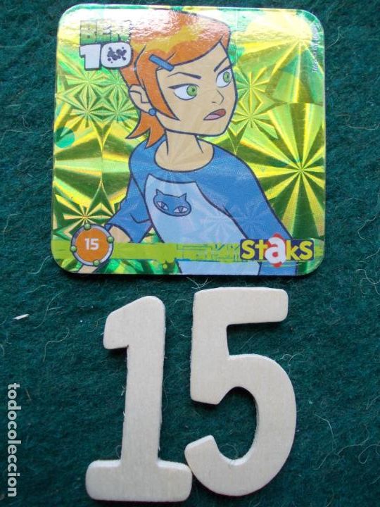 Coleccionismo cromos antiguos: Cromo magnetico Ben 10 n&ordm; 15 - Foto 1