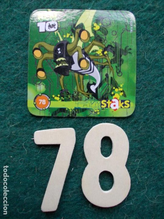 Coleccionismo cromos antiguos: Cromo magnetico Ben 10 n&ordm; 78 - Foto 1