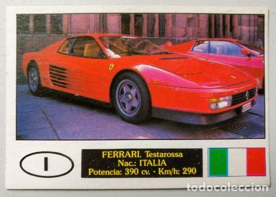 Coleccionismo cromos antiguos: COMICROMO - AUTOCOLOR - N&ordm; 48 - FERRARI Testarossa - Foto 1