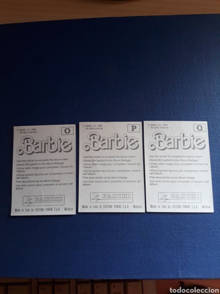 Coleccionismo cromos antiguos: Cromos BARBIE PANINI 1989 - Foto 2