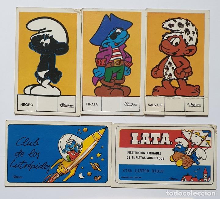 Coleccionismo cromos antiguos: LOS PITUFOS. TARJETAS, TEATRO, CROMOS - Foto 1