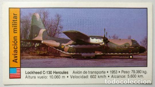 Coleccionismo cromos antiguos: CUSCO - AVIONES (1989) - N&ordm; 125 - Lockheed C-130 Hercules - Foto 1