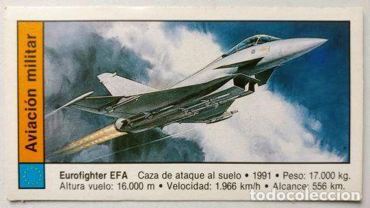 Coleccionismo cromos antiguos: CUSCO - AVIONES (1989) - N&ordm; 118 - Eurofighter EFA - Foto 1