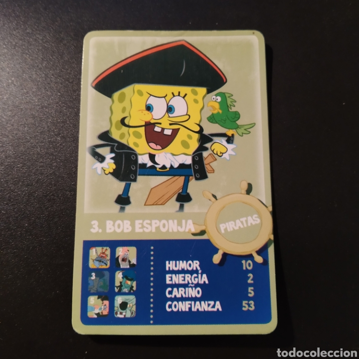 Coleccionismo Cromos antiguos: CROMO - N&ordm; 03 - PIRATAS - BOB ESPONJA - EL CORTE INGLES - A&Ntilde;O 2010