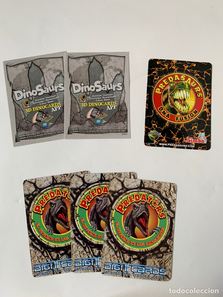 Coleccionismo cromos antiguos: Lote de cromos Dinosaurios - Foto 2
