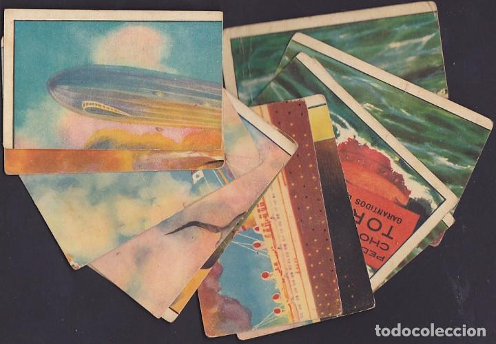 Collezionismo Figurine antiche: LOTE DE 11 CROMOS ROMPECABEZAS TRASATLANTICO CHOCOLATES TORRAS