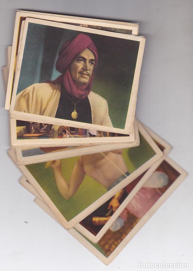 Coleccionismo cromos antiguos: LOTE DE 58 CROMOS EL LADRON DE BAGDAD - Foto 1