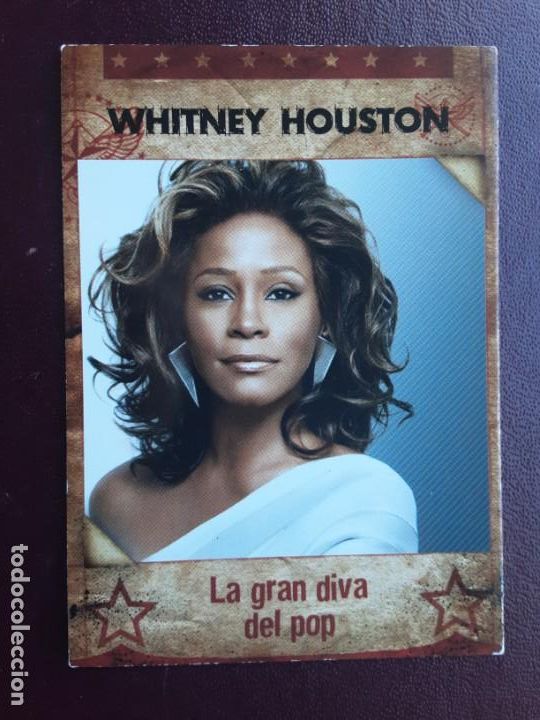 Coleccionismo Cromos antiguos: WHITNEY HOUSTON, PANINI MUSICARDS N⁰ 118