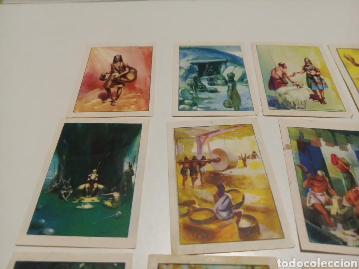Coleccionismo cromos antiguos: Chocolates Sultana cromos historia del progreso humano - Foto 2