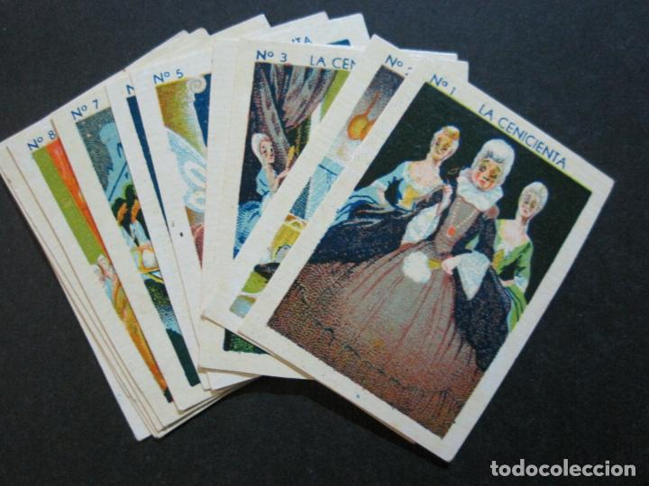 Coleccionismo cromos antiguos: LA CENICIENTA-COLECCION COMPLETA 12 CROMOS-CHOCOLATES JUNCOSA-VER FOTOS-(V-20.185)