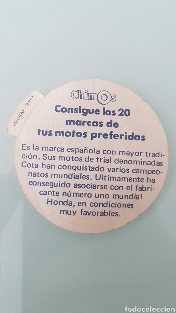 Coleccionismo cromos antiguos: Cromo Chimos Montesa - Foto 2
