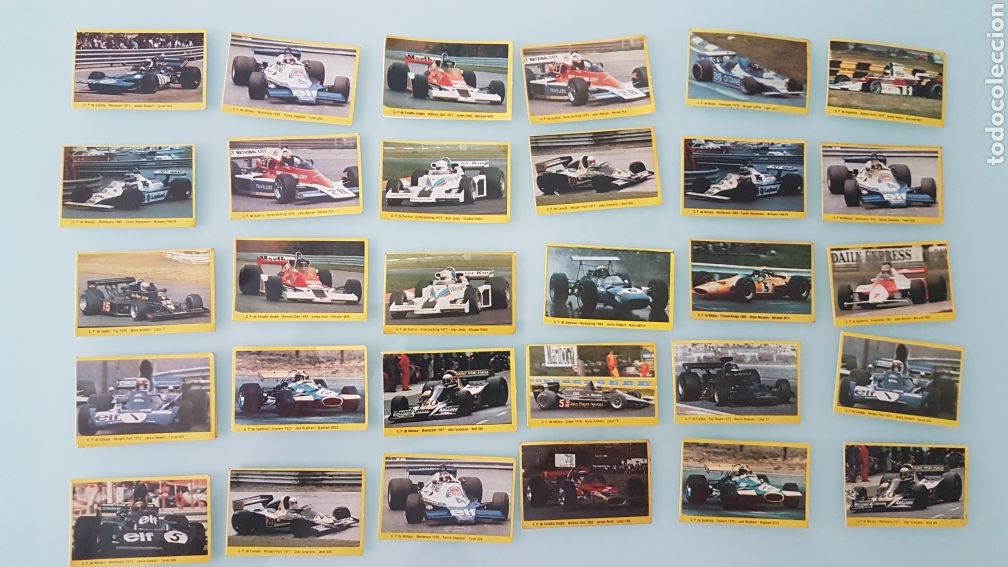 Coleccionismo cromos antiguos: Lote 30 cromos Danone Gran Prix Ford - Foto 1