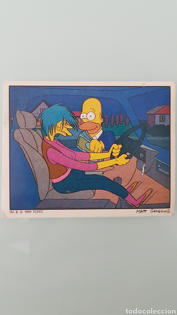 Coleccionismo cromos antiguos: Cromo Panini The Simpsons - Foto 1
