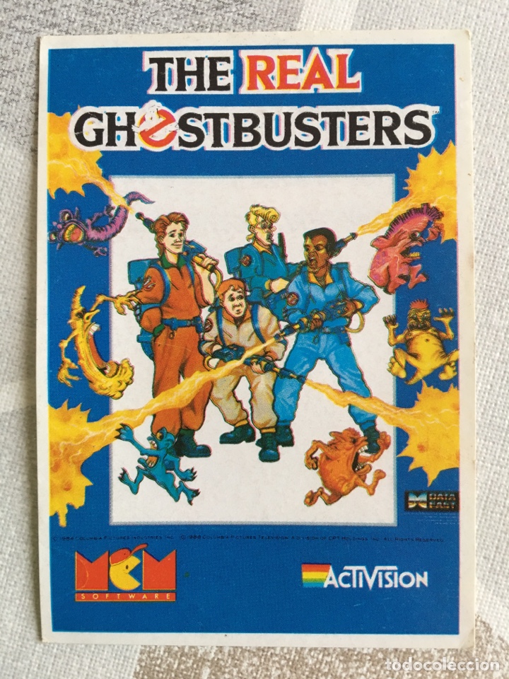 Coleccionismo cromos antiguos: SOFTWARE COLLECTION - N&Uacute;MERO 98 THE REAL GHOSTBUSTERS - Foto 1