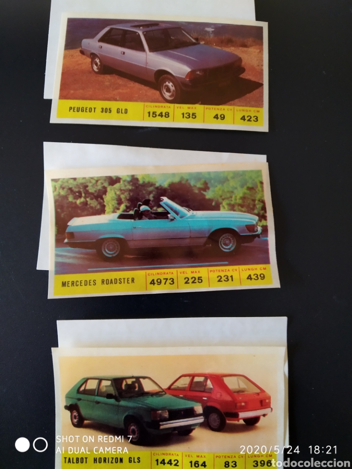 Coleccionismo cromos antiguos: Cromos coches Didec - Foto 1