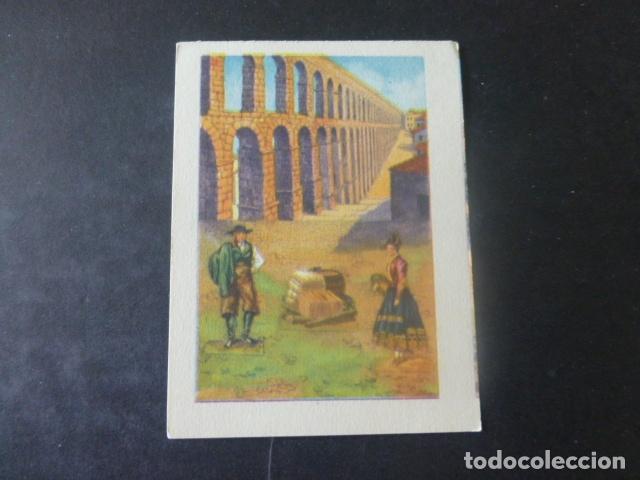 Collectable Antique Stickers: SEGOVIA VISTA Y TIPOS CROMO A&Ntilde;OS 30