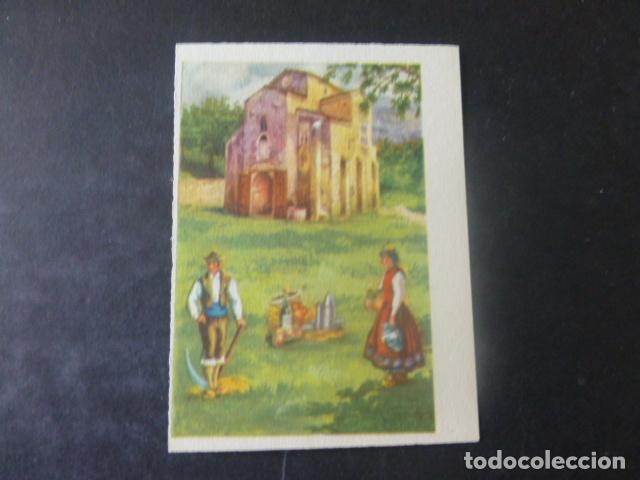 Collectable Antique Stickers: OVIEDO ASTURIAS VISTA Y TIPOS CROMO A&Ntilde;OS 30