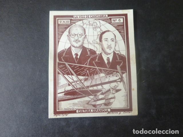 Collectionnisme Cartes &agrave; collectionner anciennes: BARBERAN Y CELLER AVIADORES CROMO A&Ntilde;OS 20 COL. LA VOZ DE CANTABRIA
